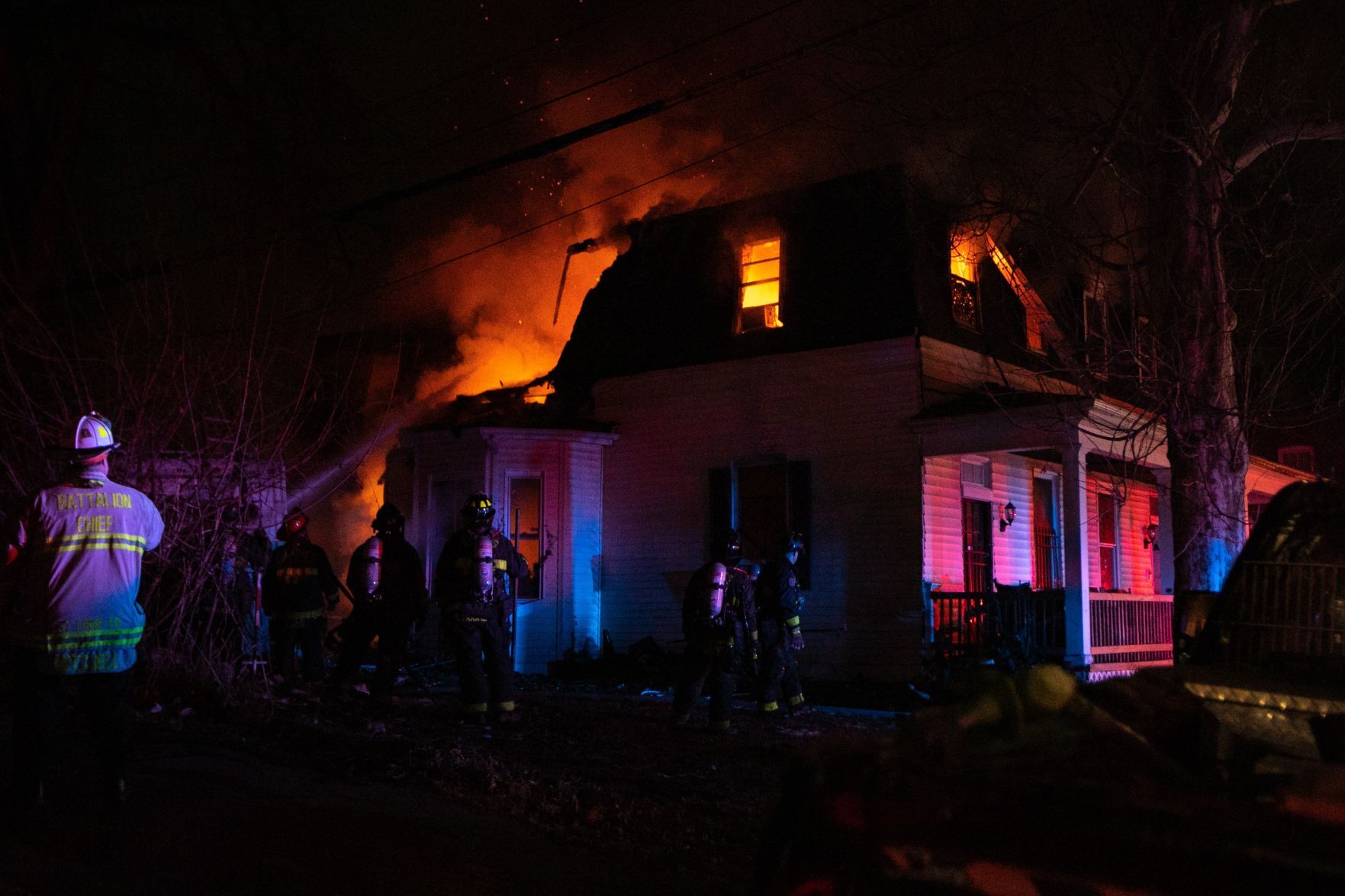 Firefighters fight house fire in Carondelet neighborhood of St. Louis